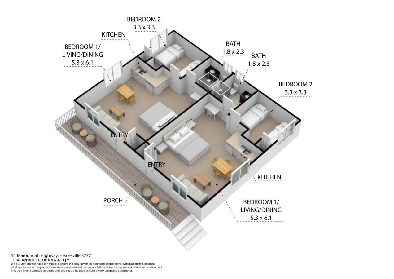 Yarra Gables Motel Хийлсвил Екстериор снимка
